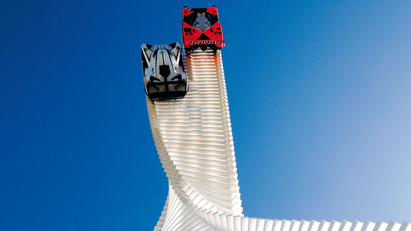 L’histoire de l’immense sculpture qui trône au coeur du Festival de Goodwood