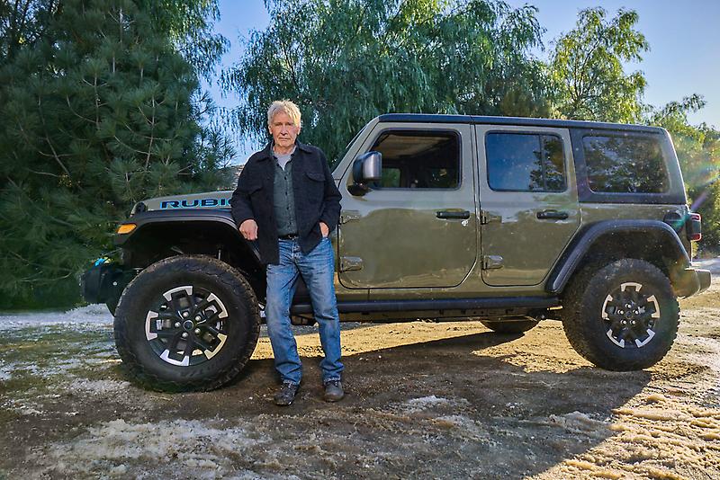 Harrison Ford avec Jeep au Super Bowl